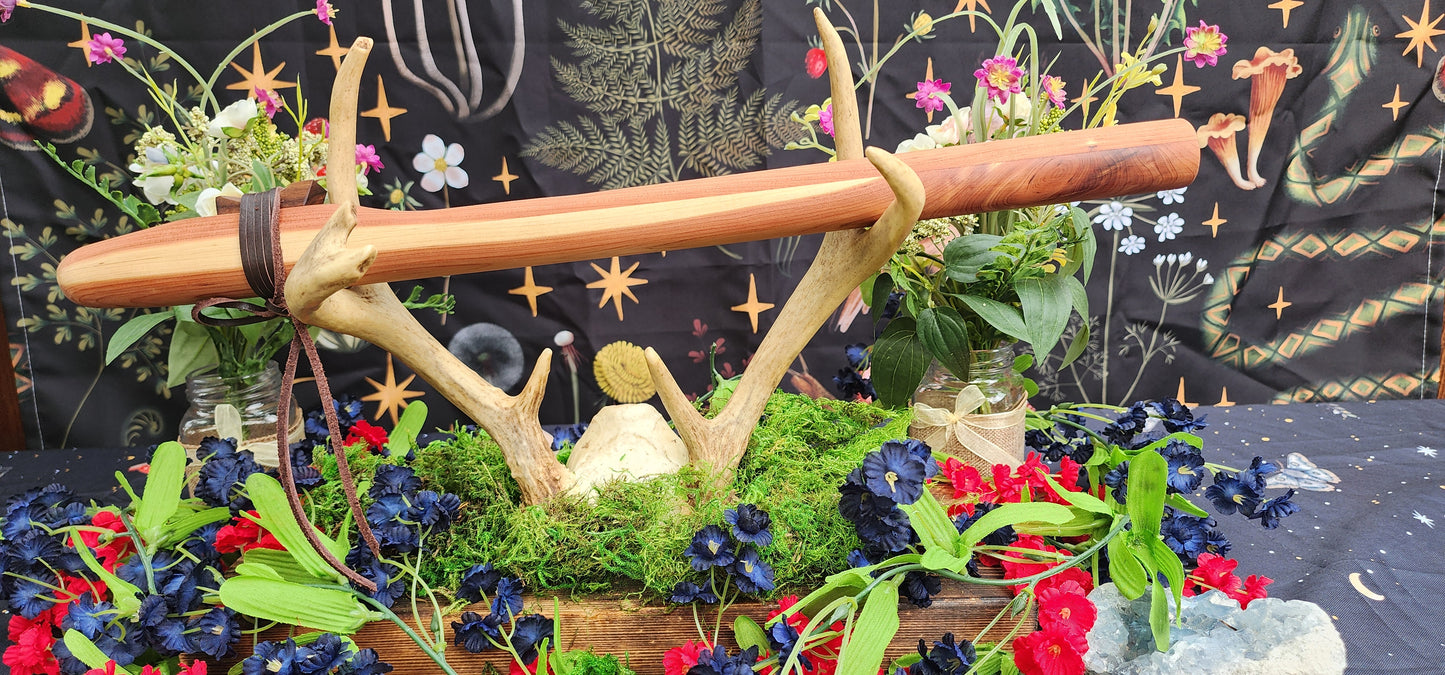 🌿 Red Cedar Flute in F – Wandering Soul Edition