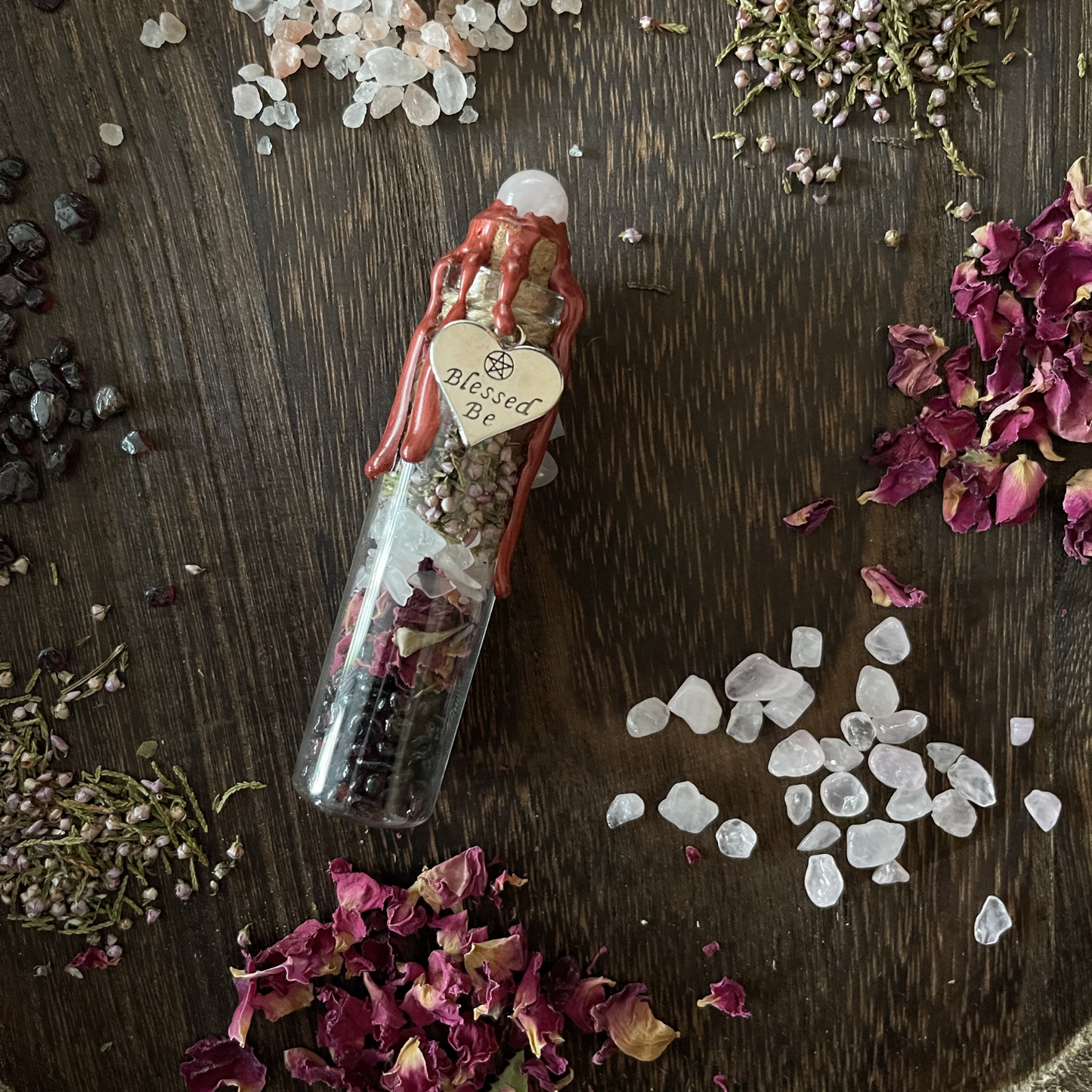 Self Love Spell Jar, Intention Jar, Witch's Spell Bottle