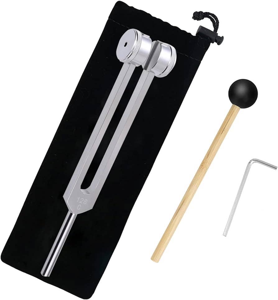 Tuning Forks Single Silver- C Note 128 Hz