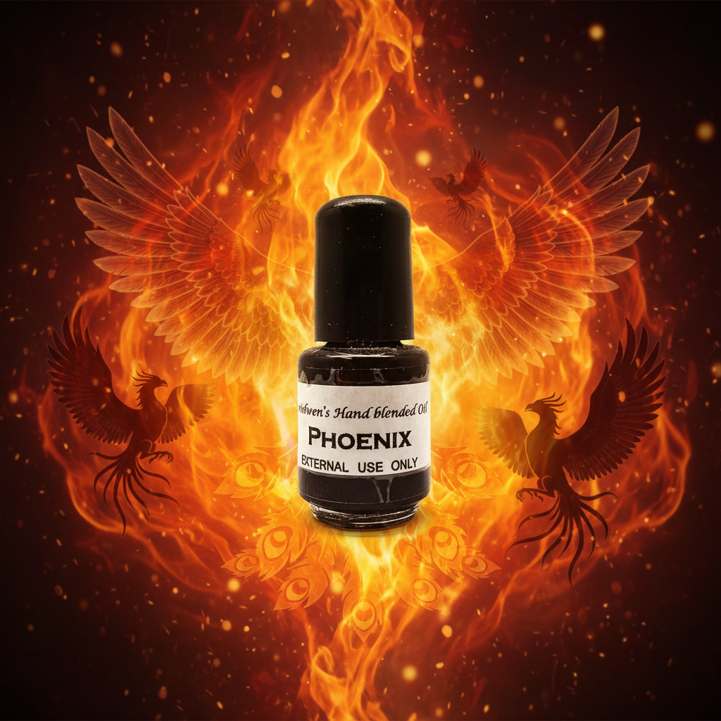 Phoenix Oil - rebirth, re-creation, rise from the ashes