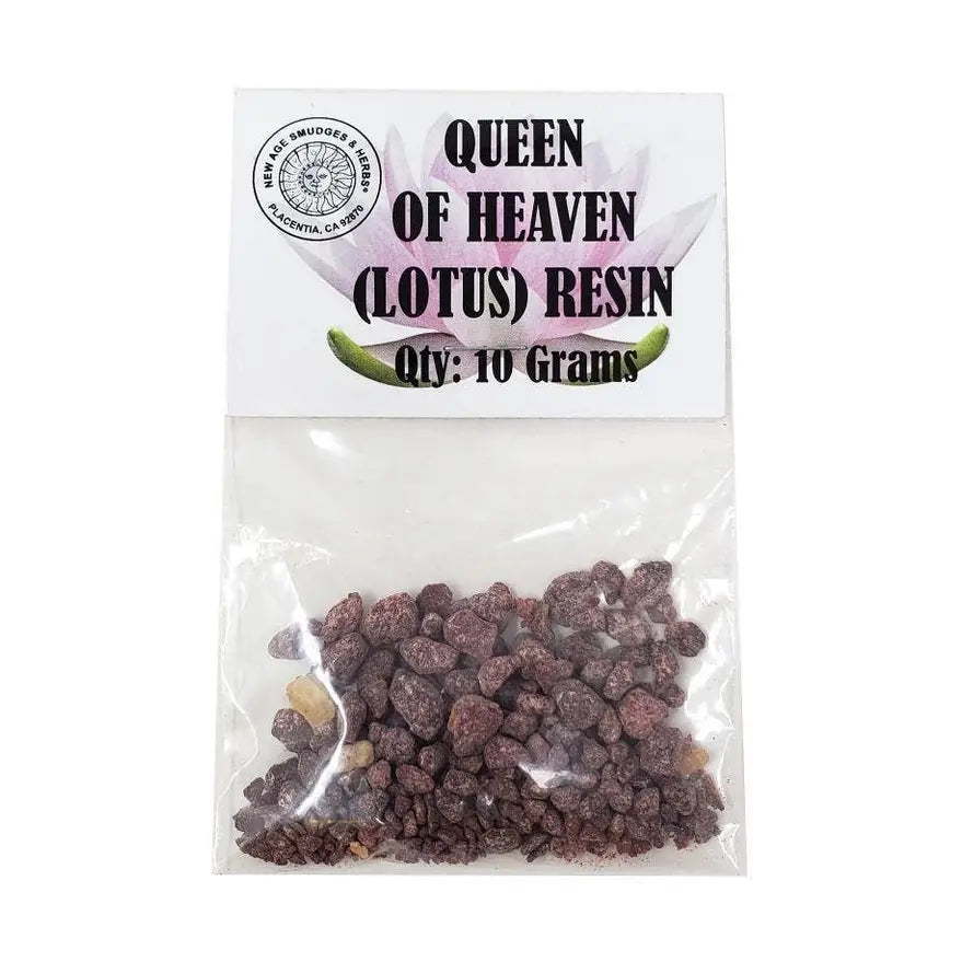 Queen of Heaven Lotus Resin Incense - 10g for Goddess & Devotion