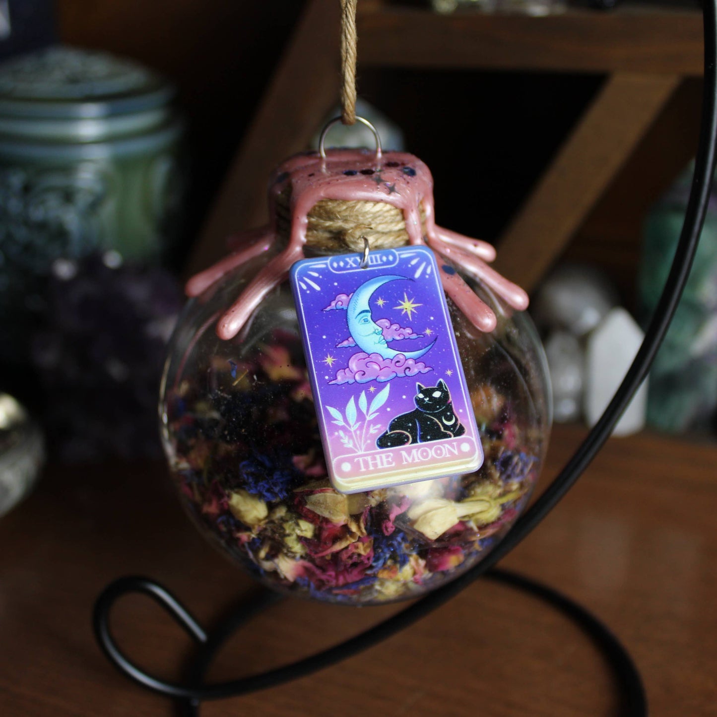 Moon Tarot Witch Ball – A Celestial Infusion of Intuition & Magic