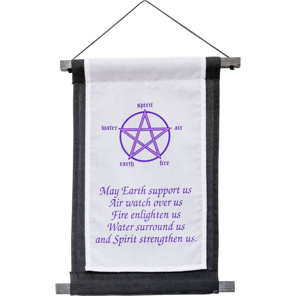 Small Cotton Banner - 5 Elements Prayer