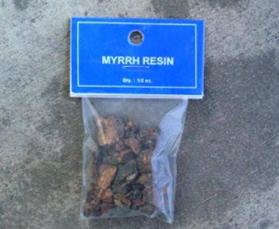 Myrrh Resin Incense - 1/2 oz Natural Resin for Protection & Healing