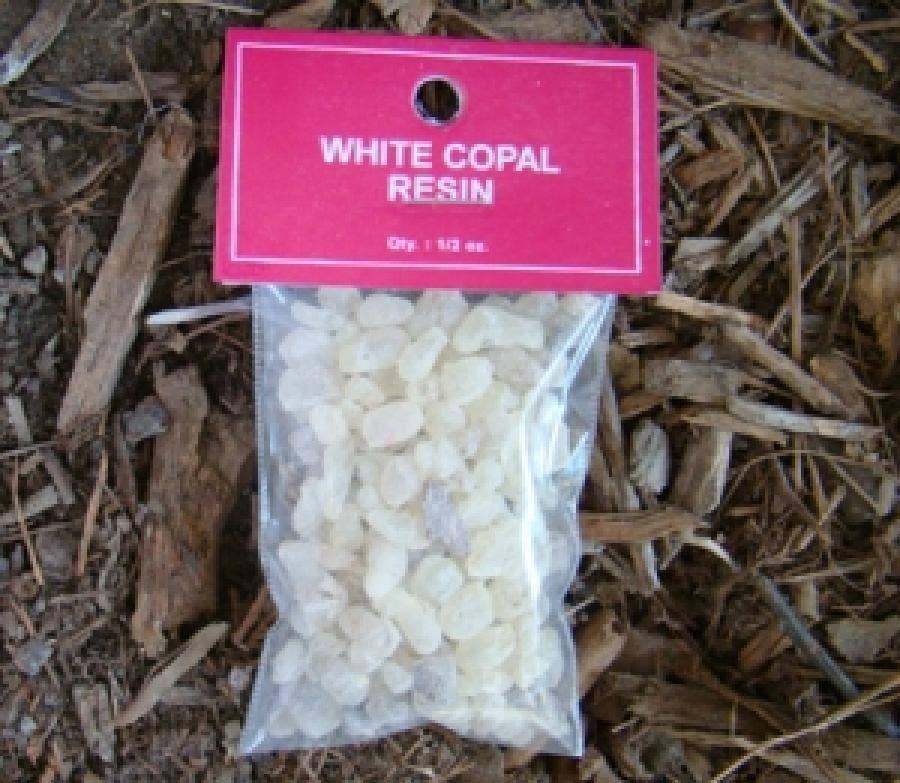 White Copal Resin Incense - 1/2 oz for Energy Cleansing & Space Clearing
