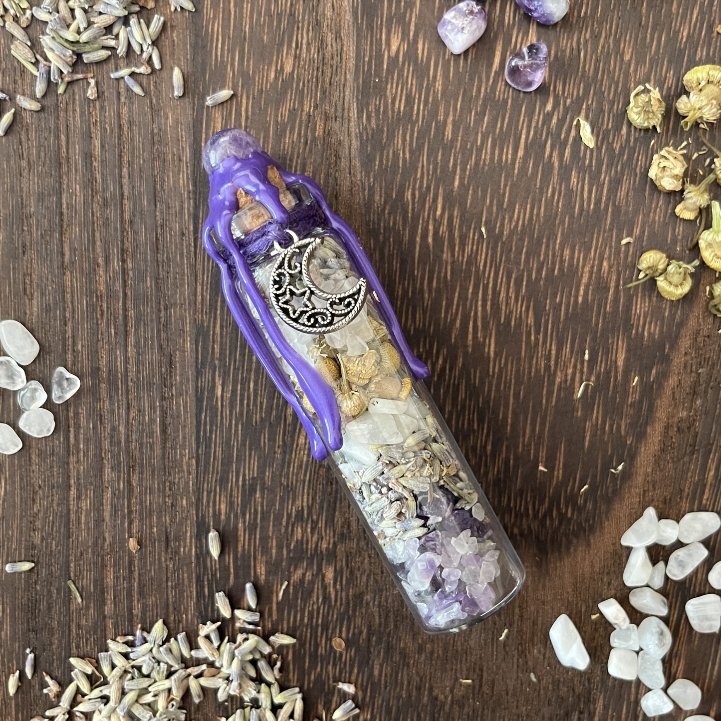 Serenity Moon Spell Jar, Intention Jar, Witch's Spell Bottle
