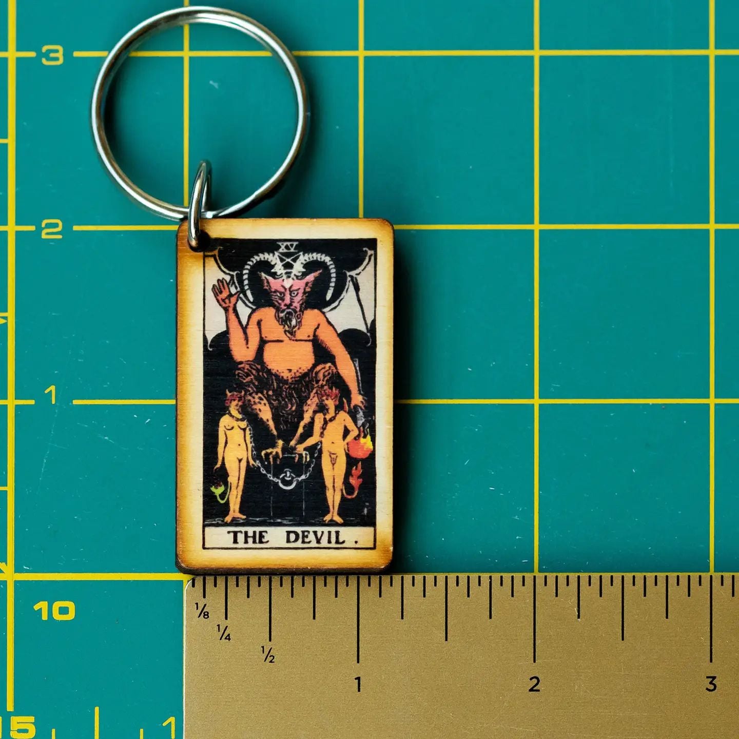 The Devil Tarot Keychain