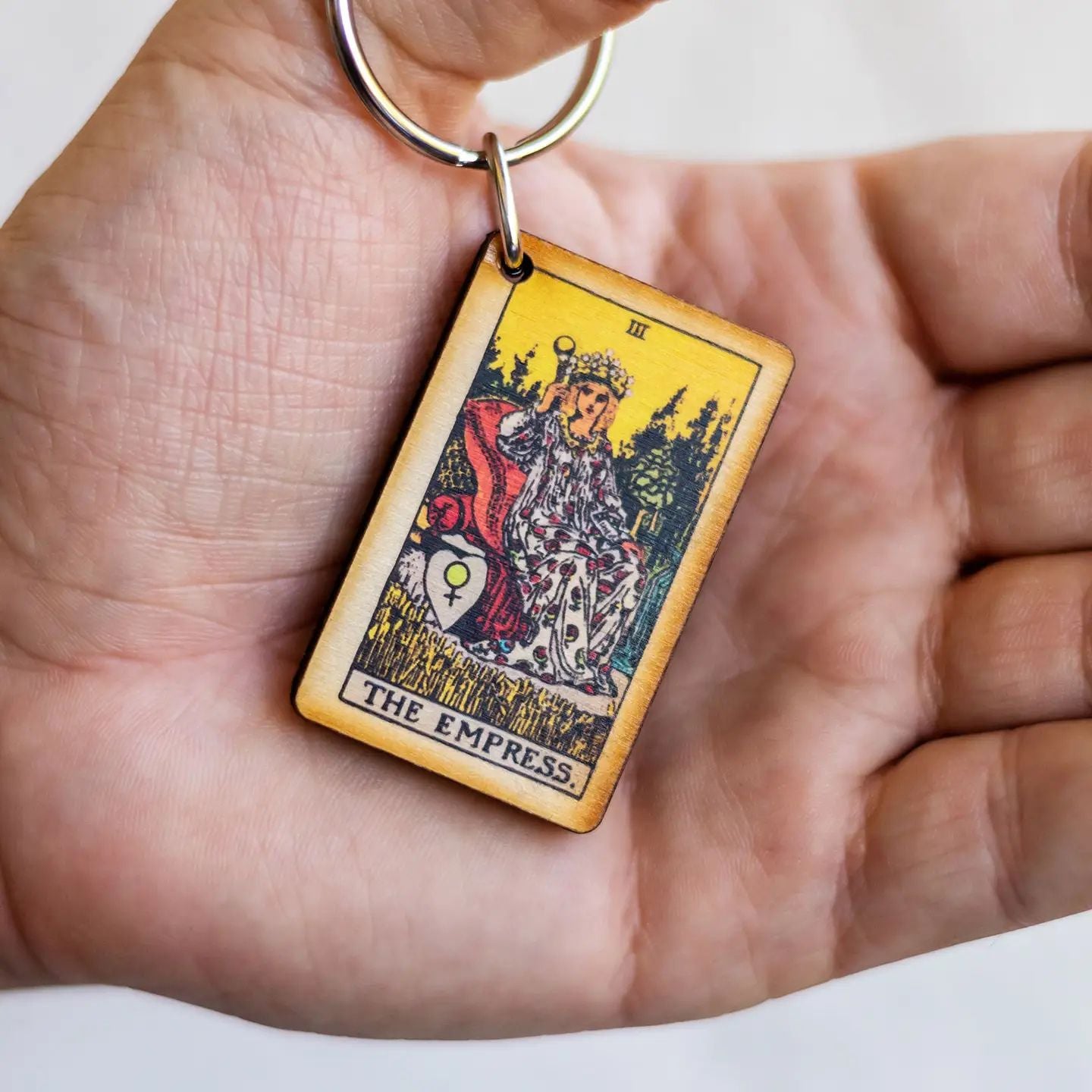 The Empress Tarot Keychain