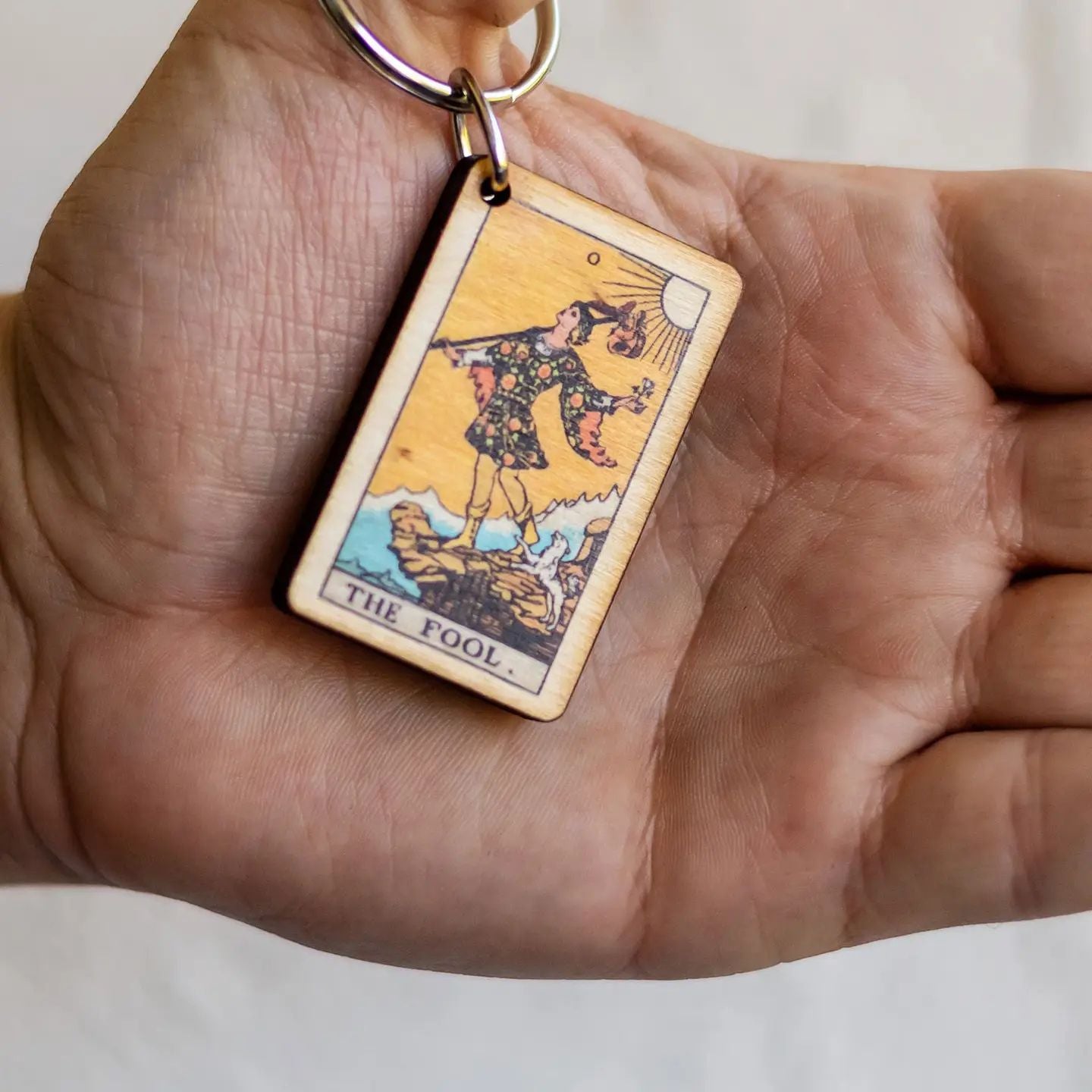 The Fool Tarot Keychain