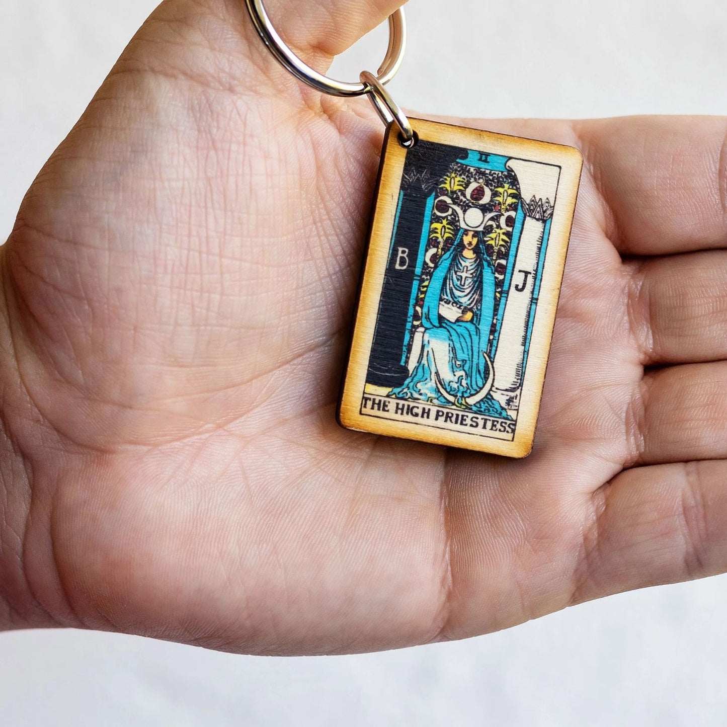 The High Priestess Tarot Keychain