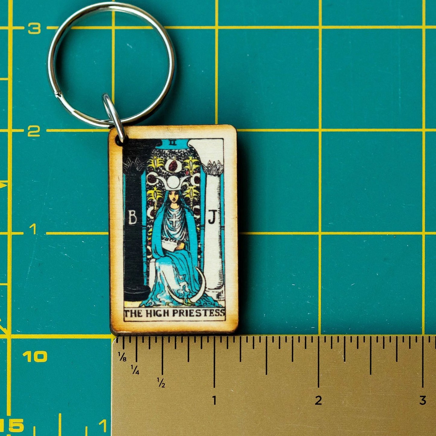 The High Priestess Tarot Keychain