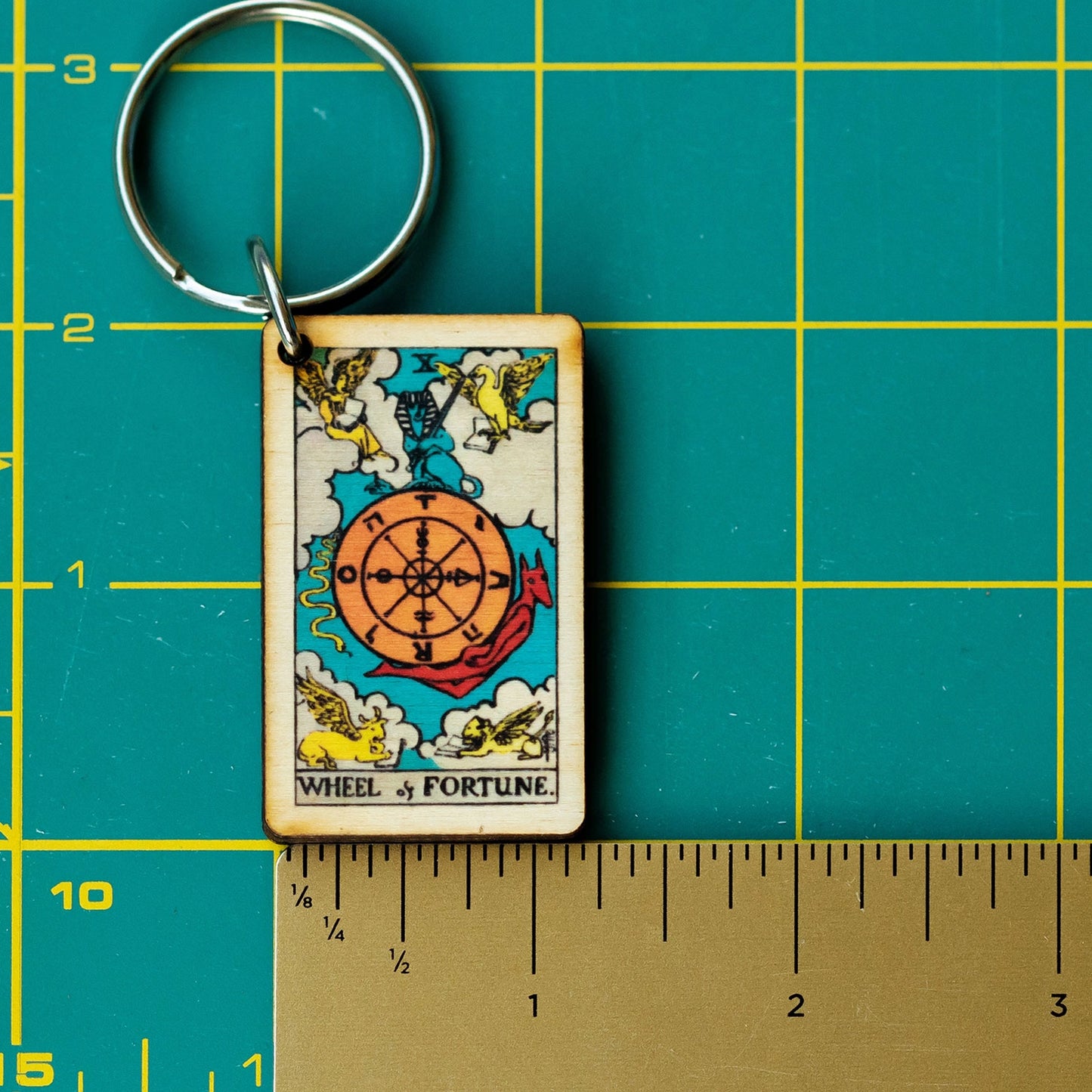 Wheel Of Fortune Tarot Keychain