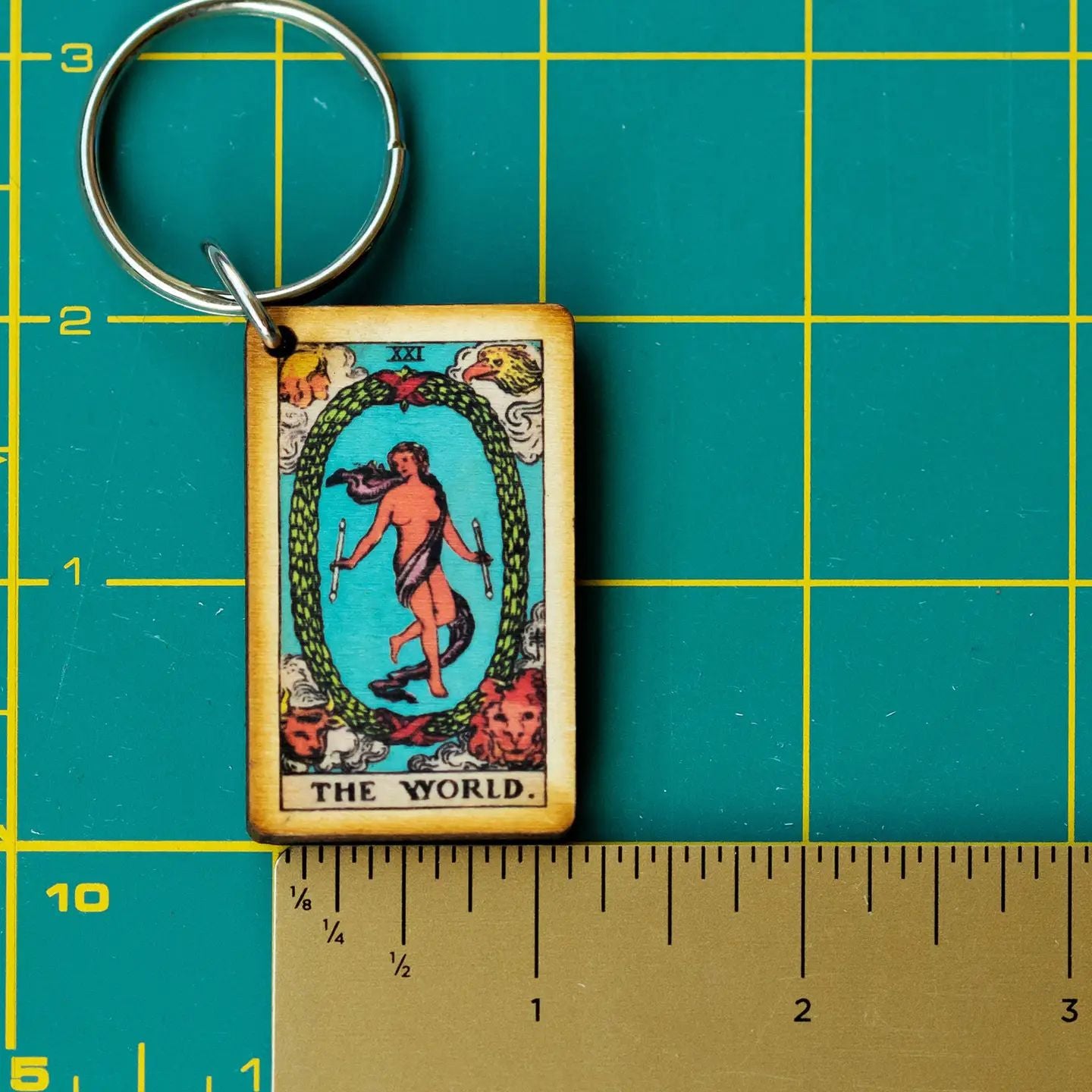 The World Tarot Keychain