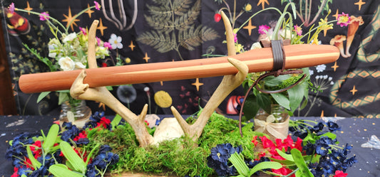 🌿 Red Cedar Flute in F – Wandering Soul Edition