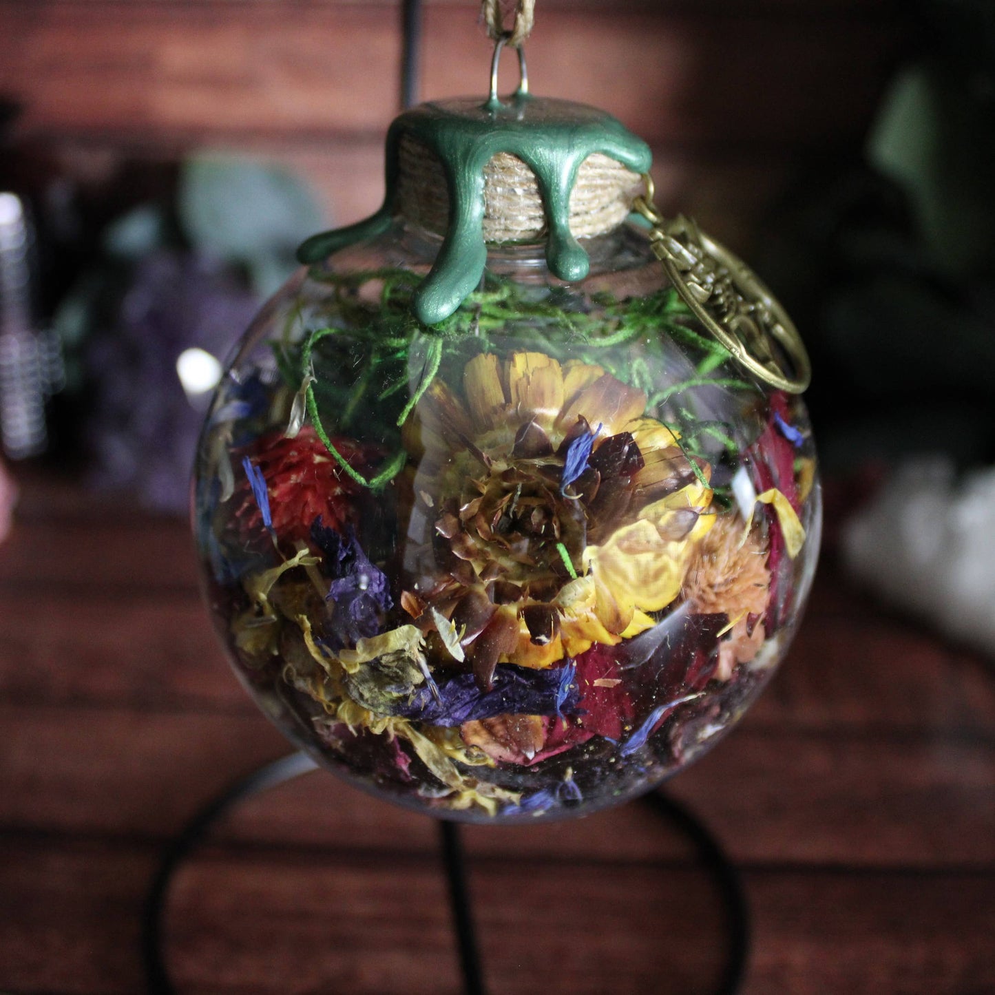 Moon Fairy Witch Ball, Witchy Decor, Altar Decor, Fairycore