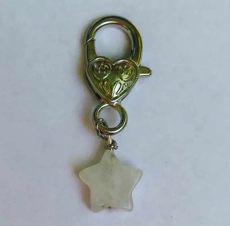 Clear Quartz Crystal Pet Pendant - Peace & Clarity Collar Charm