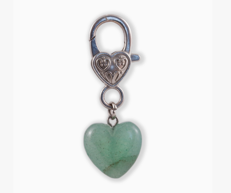 Green Aventurine Crystal Pet Pendant - Healing Collar Charm