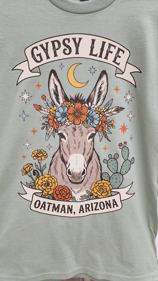 Oatman AZ flower donkey Comfort Colors t-shirt