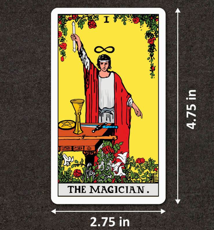 Classic Tarot Deck - 78 Card Rider-Waite Style Deck for Beginners & Readers