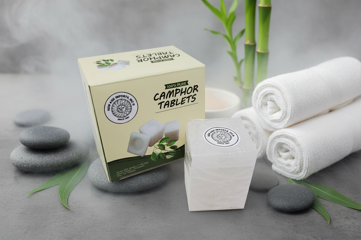 Camphor Tablets 200 Grams Box (20 Tablets)