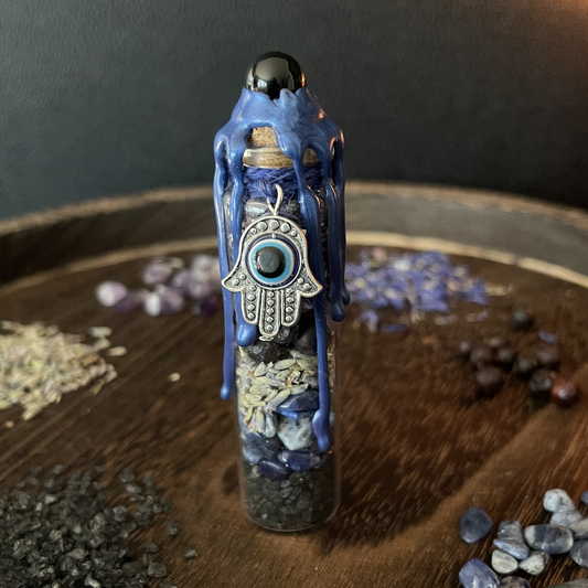 Evil Eye Protection Spell Jar, Nazar Spell Bottle