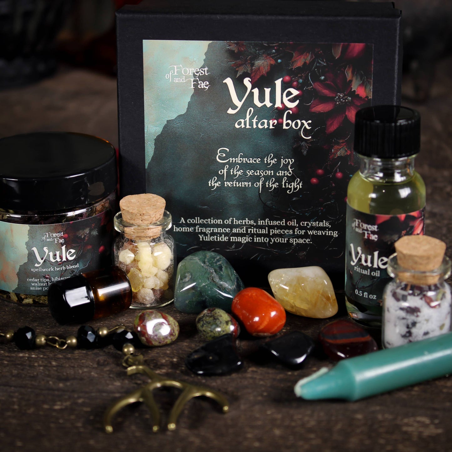 Yule Altar Box • Winter Solstice Gift • Ritual • Witchcraft