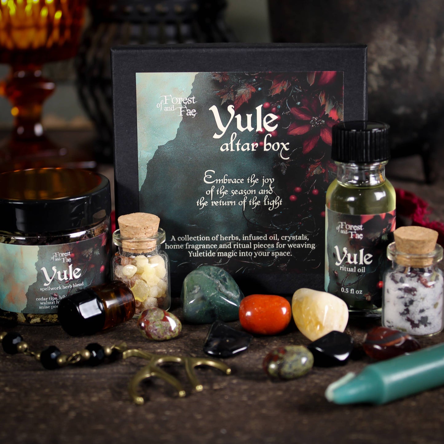 Yule Altar Box • Winter Solstice Gift • Ritual • Witchcraft