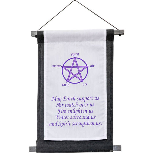 Small Cotton Banner - 5 Elements Prayer