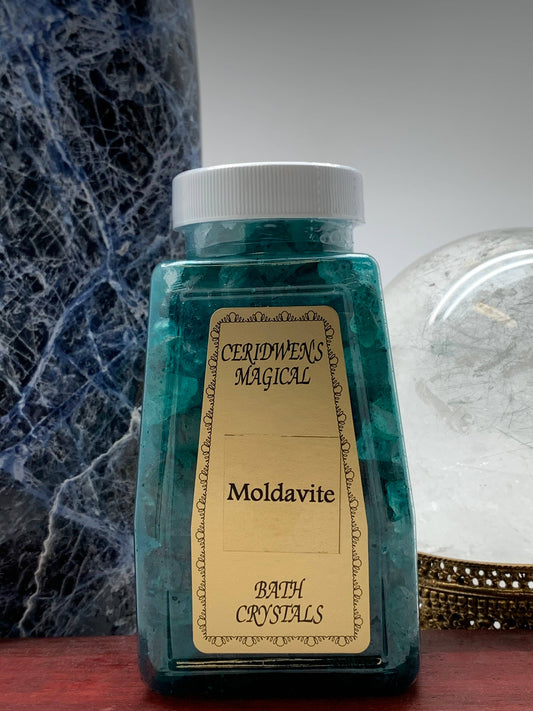 Moldavite Bath Salts - Celestial Energy, Transformation