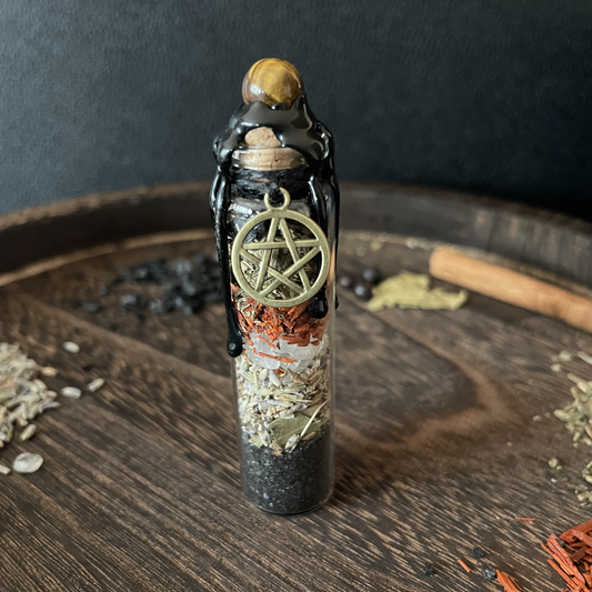 Protection Spell Jar, Intention Jar, Witch's Spell Bottle