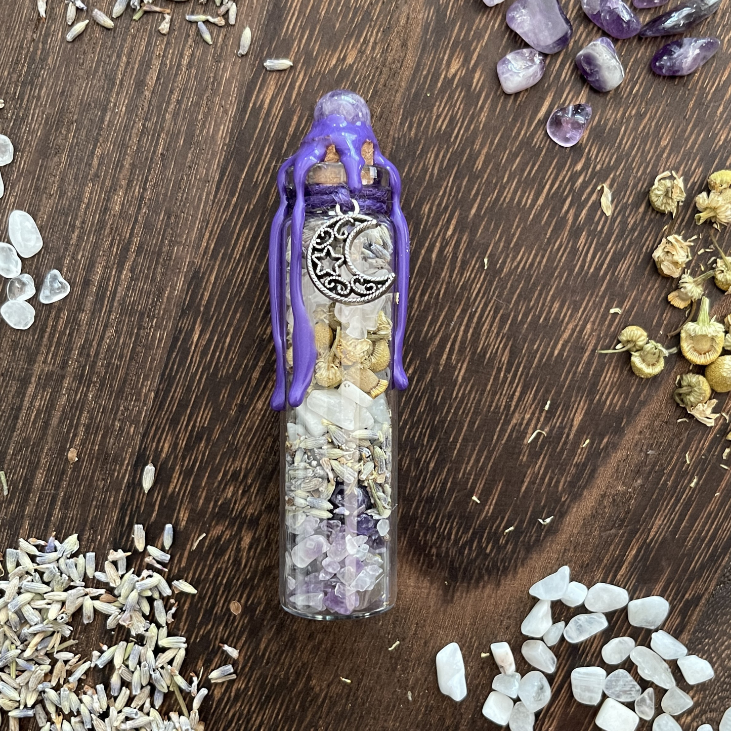 Serenity Moon Spell Jar, Intention Jar, Witch's Spell Bottle
