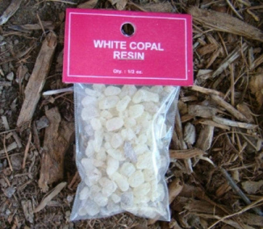 White Copal Resin Incense - 1/2 oz for Energy Cleansing & Space Clearing
