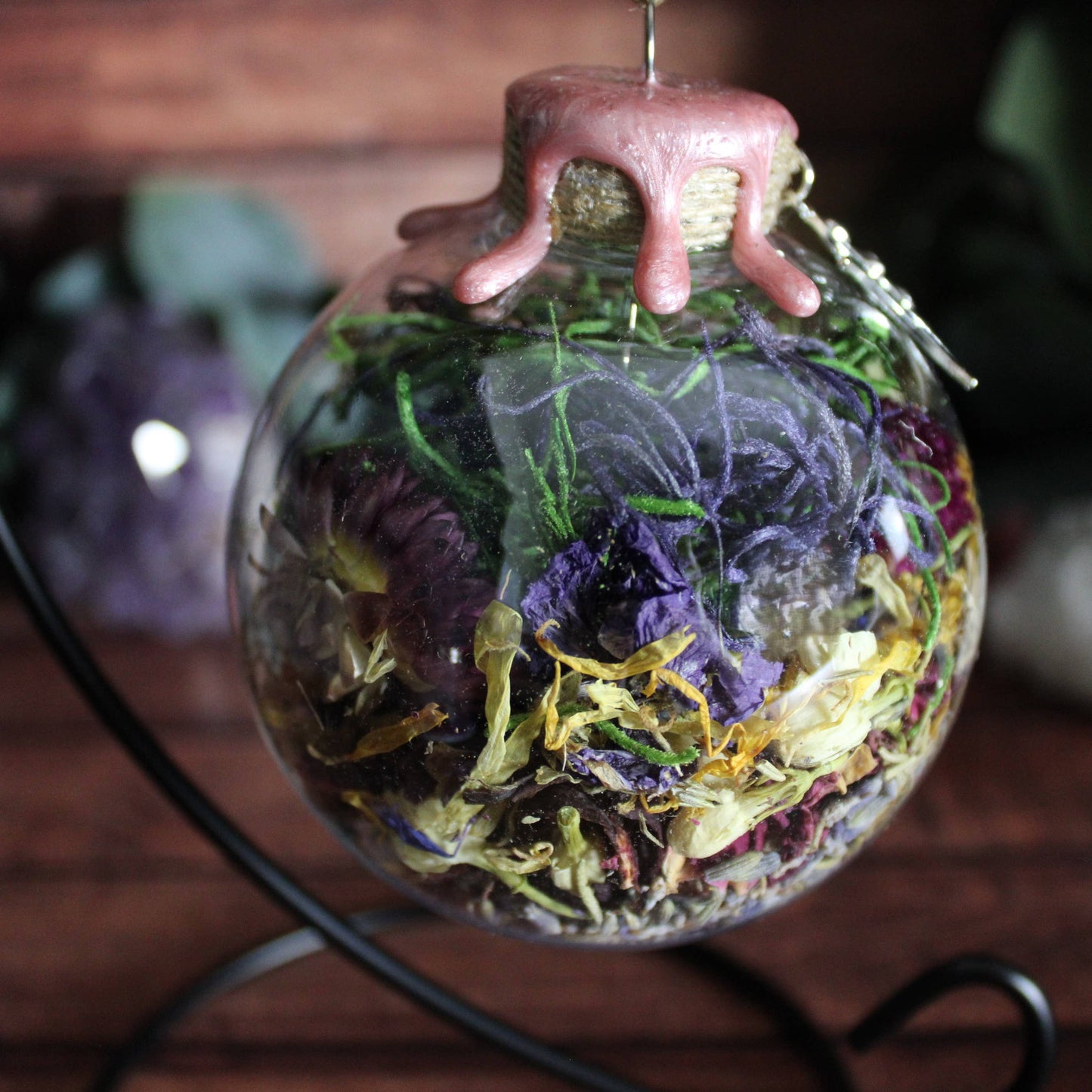 Moon Goddess Witch Ball, Witchy Decor, Goddess Altar Decor