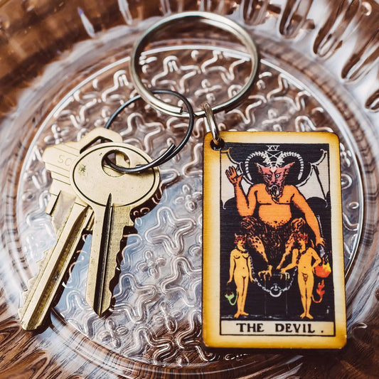 The Devil Tarot Keychain