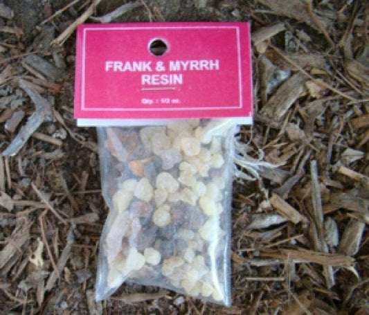 Frankincense & Myrrh Resin Incense - 1/2 oz Sacred Blend