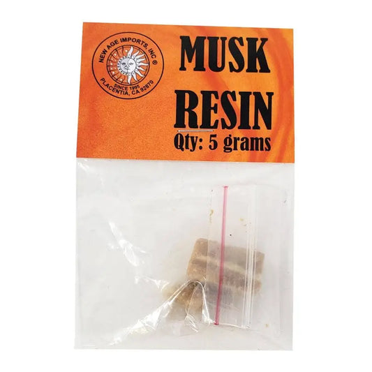 Musk Resin Incense - 5g for Grounding & Sensual Warmth