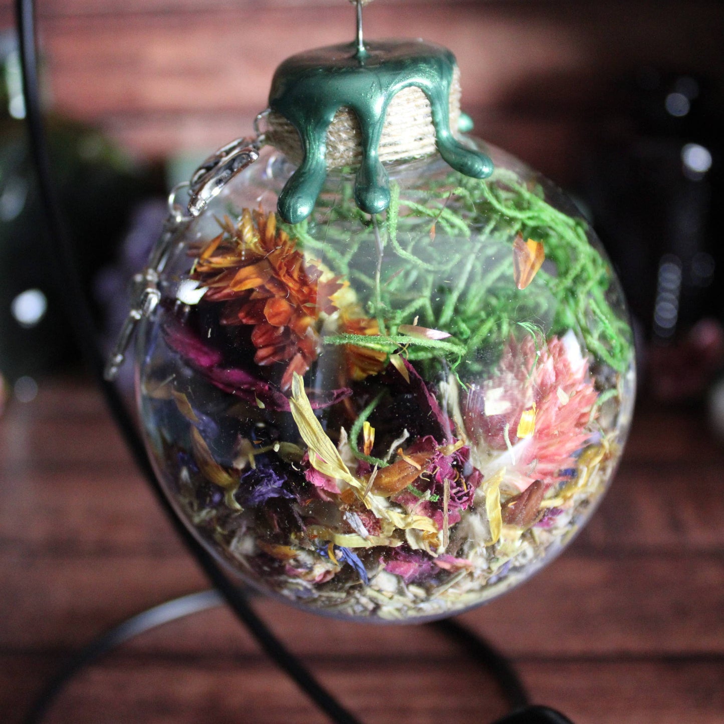 Brigid Goddess Witch Ball, Devotional Ornament, Altar Decor