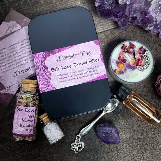 Self Love Travel Altar • Ritual Witchcraft Kit •
