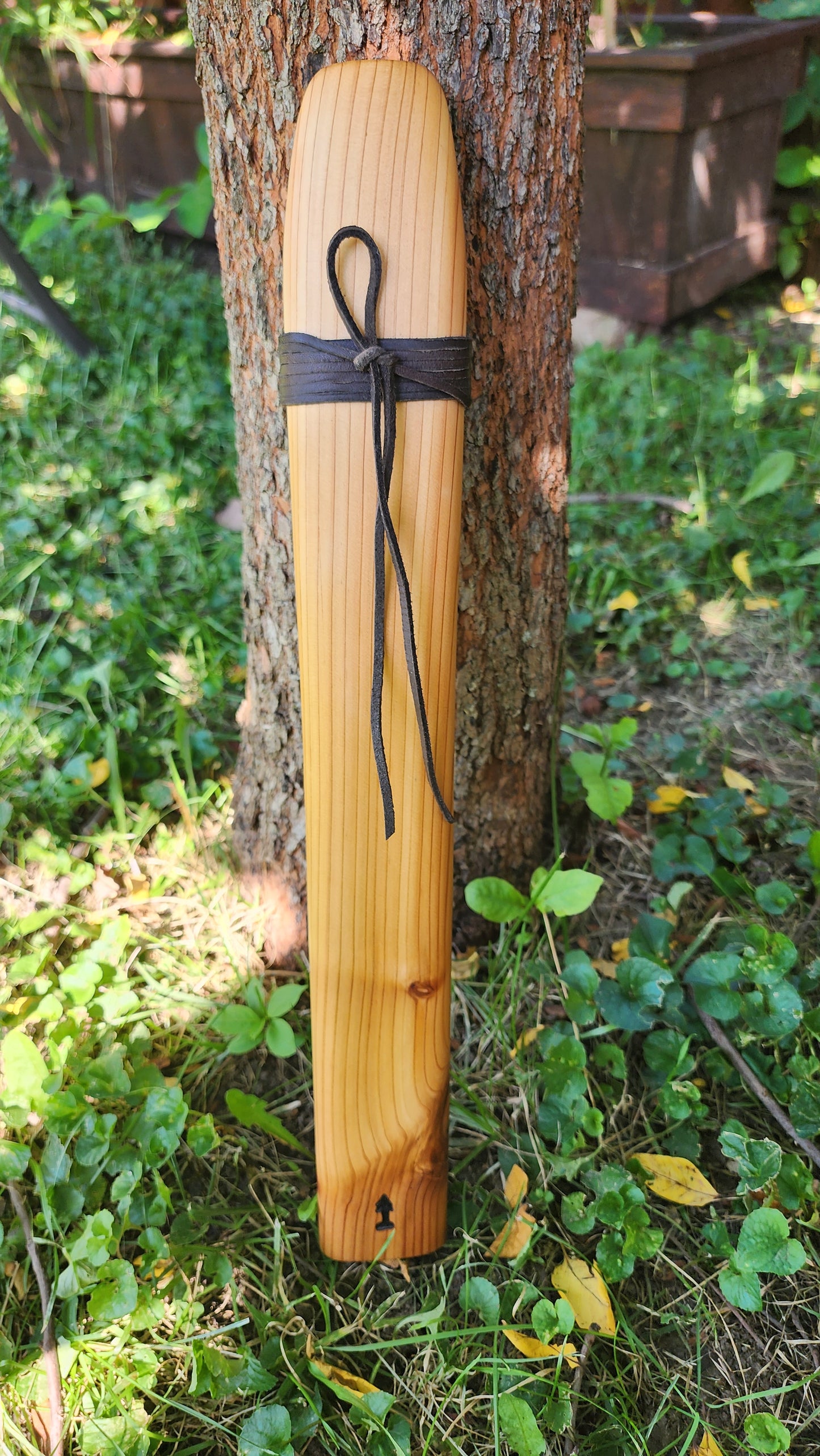 Drone Flute _ Native American Style — Western Cedar — Handcrafted Double Flute in the Key of A, 432 Hz — One of a Kind