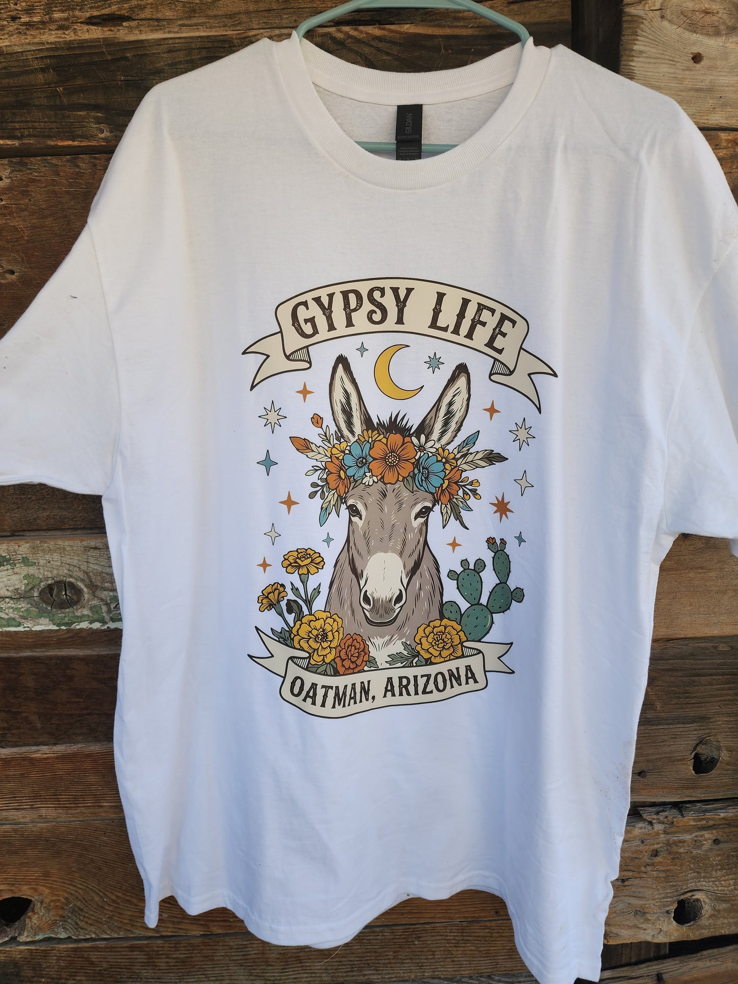 Oatman AZ flower donkey Comfort Colors t-shirt