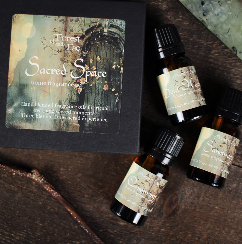 Sacred Space Home Fragrance Set | 3 Ritual Oil Blends for Diffusers & Oil Warmers