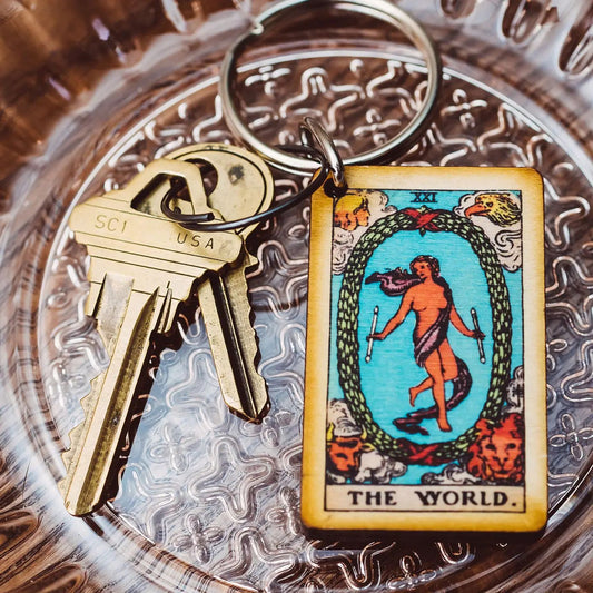The World Tarot Keychain